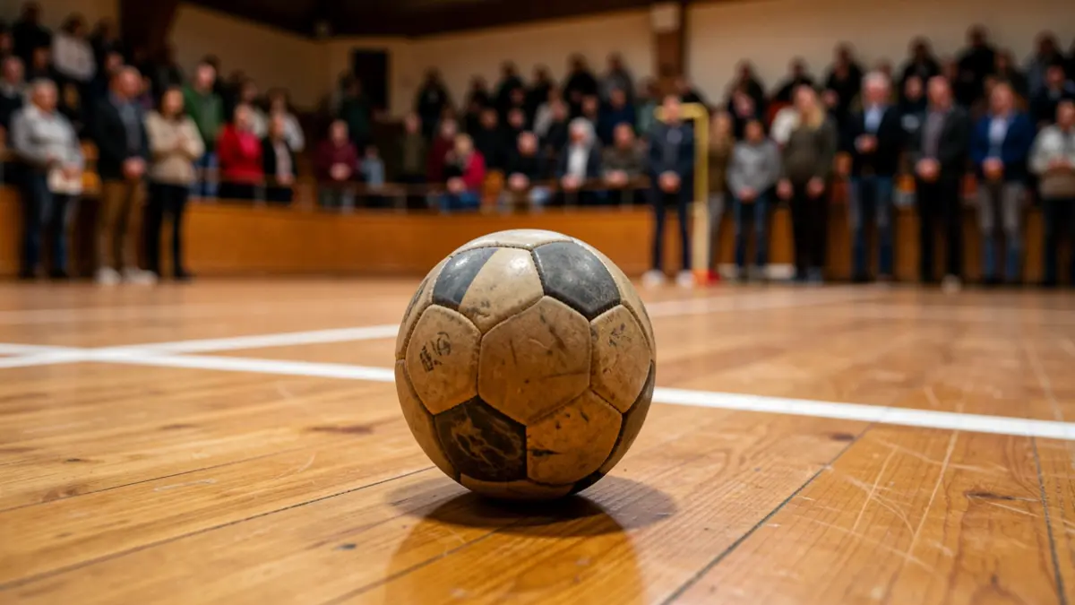 Imagen genérica de una pelota y un frontón.