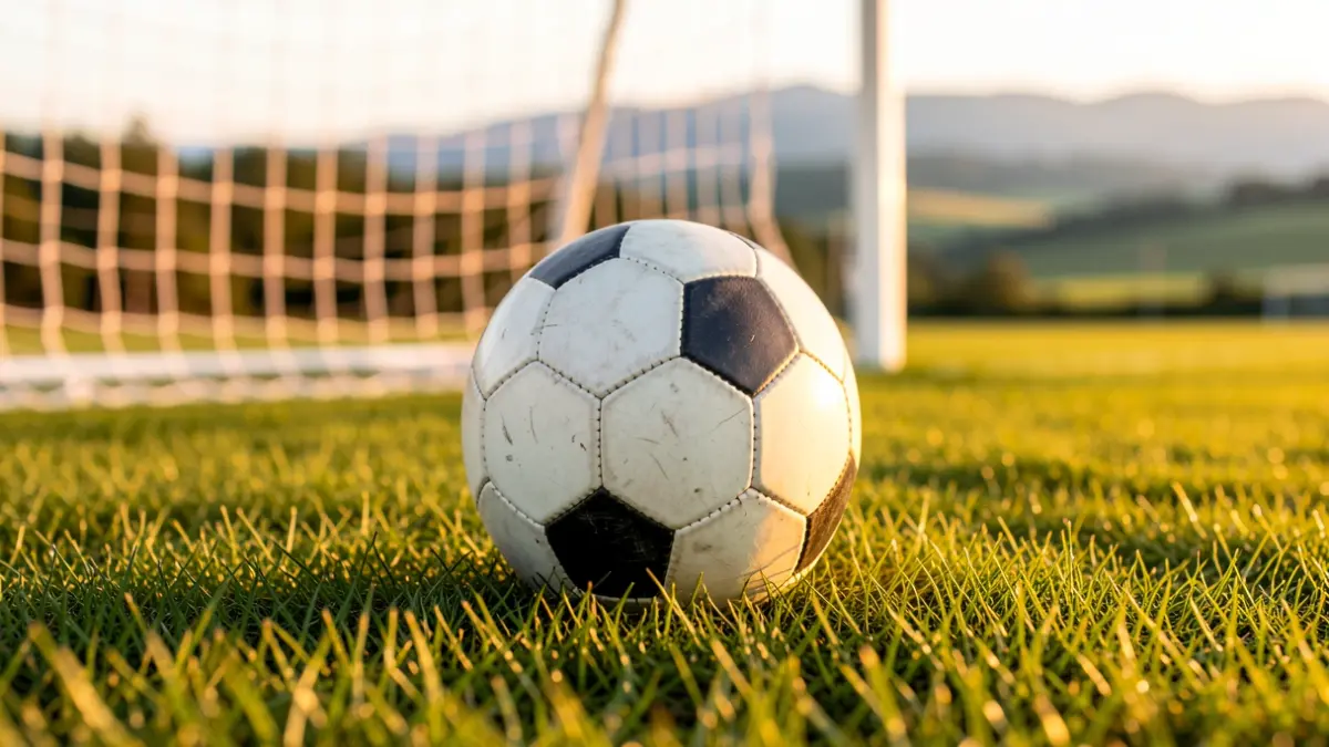 Generic image of a football on grass.