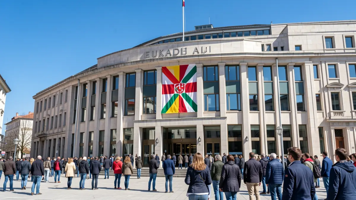 Irudi generikoa Eusko Jaurlaritzaren egoitzari buruz.