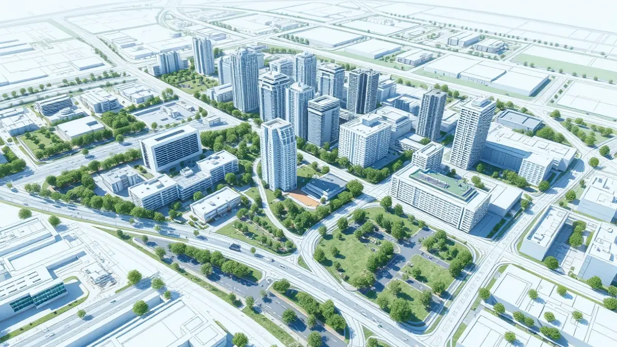 Imagen genérica de un plan urbanístico, representando el desarrollo futuro.