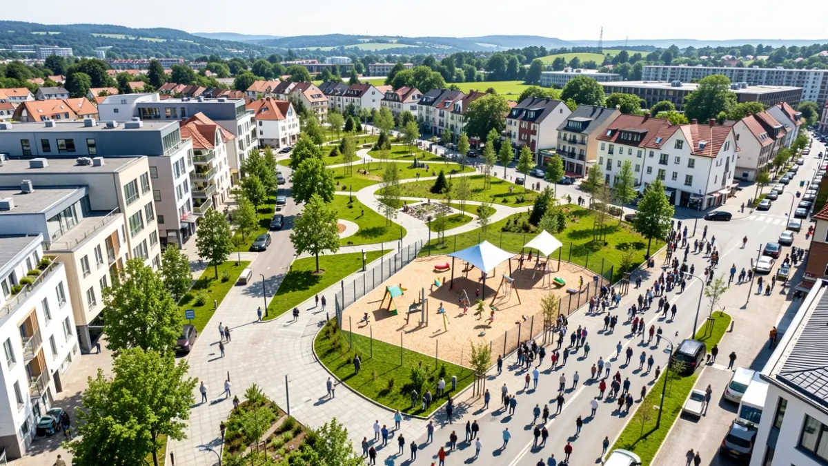 Imagen genérica de la renovación de un barrio.