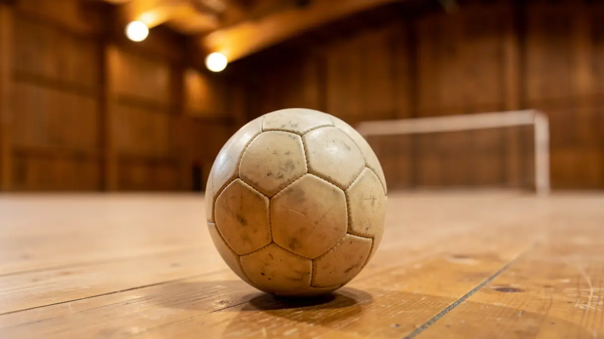 Generic image of a pelota ball on a court.