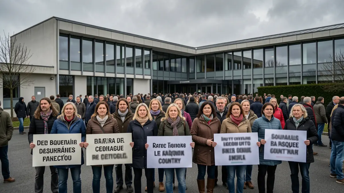 Imagen genérica de una protesta de profesores.