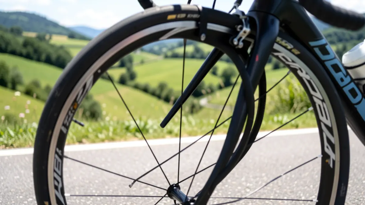 Imagen genérica de una carrera de ciclismo en carretera.