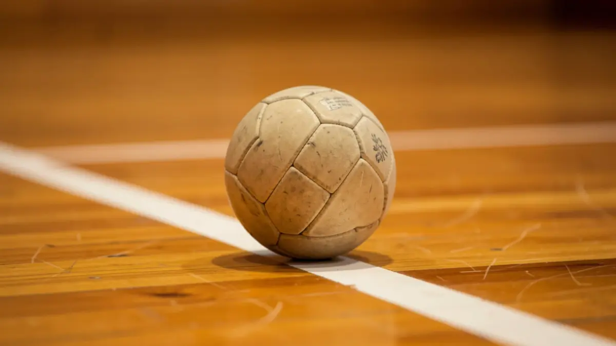 Generic image of a pelota ball on a court.