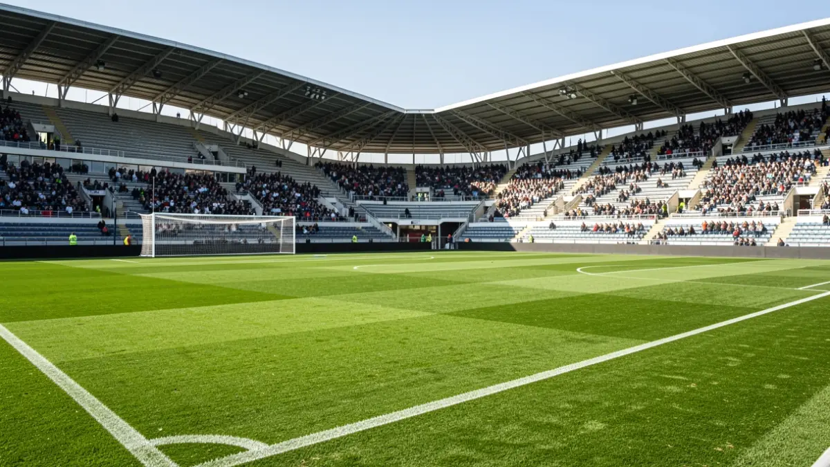 Irudi generikoa futbol zelai batena.