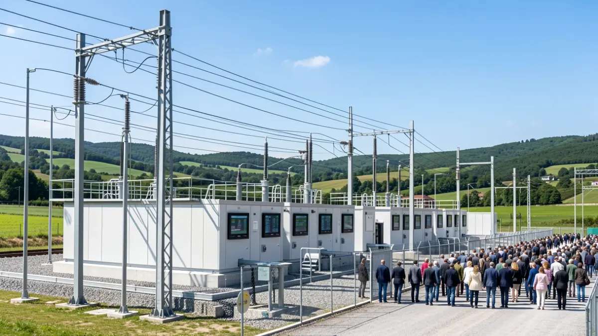 Irudi generiko bat azpiegitura elektriko moderno batena.