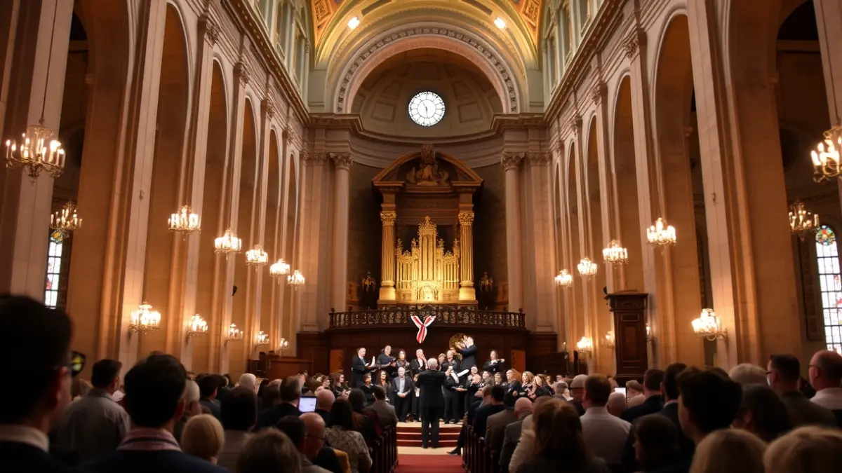 Loinatz Abesbatza concert in Beasain basilica.