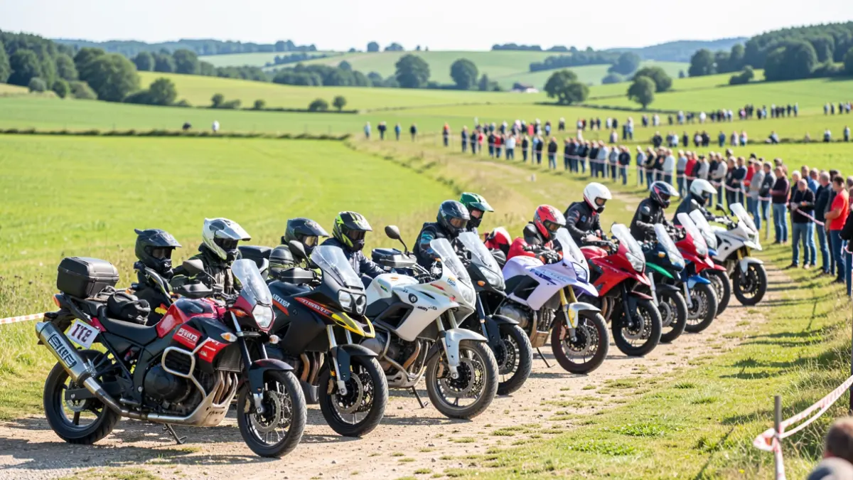 Generic image of several motorcyclists.