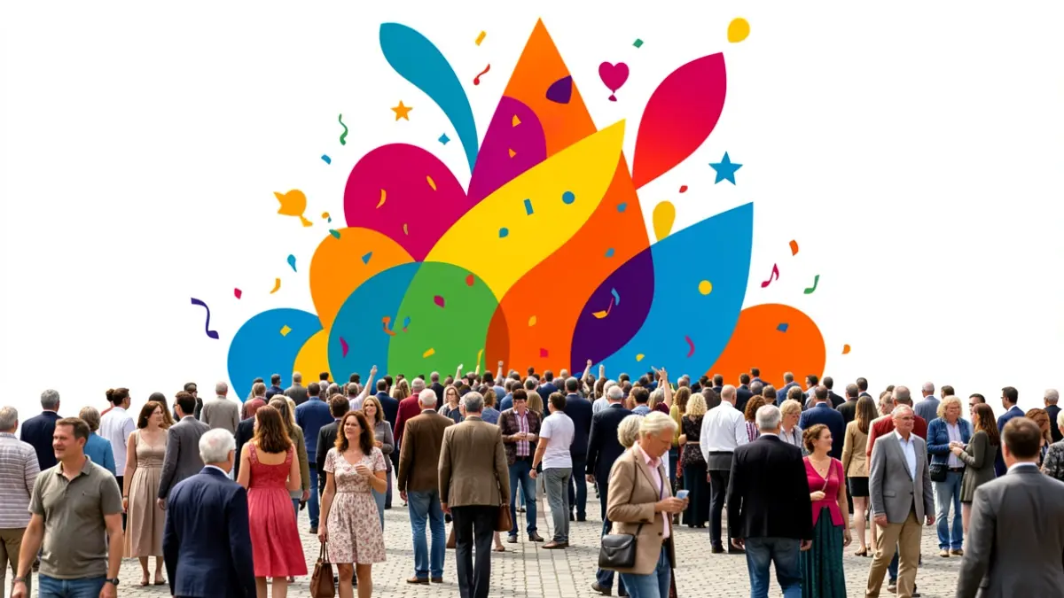 Generic image of a colorful festival poster design.