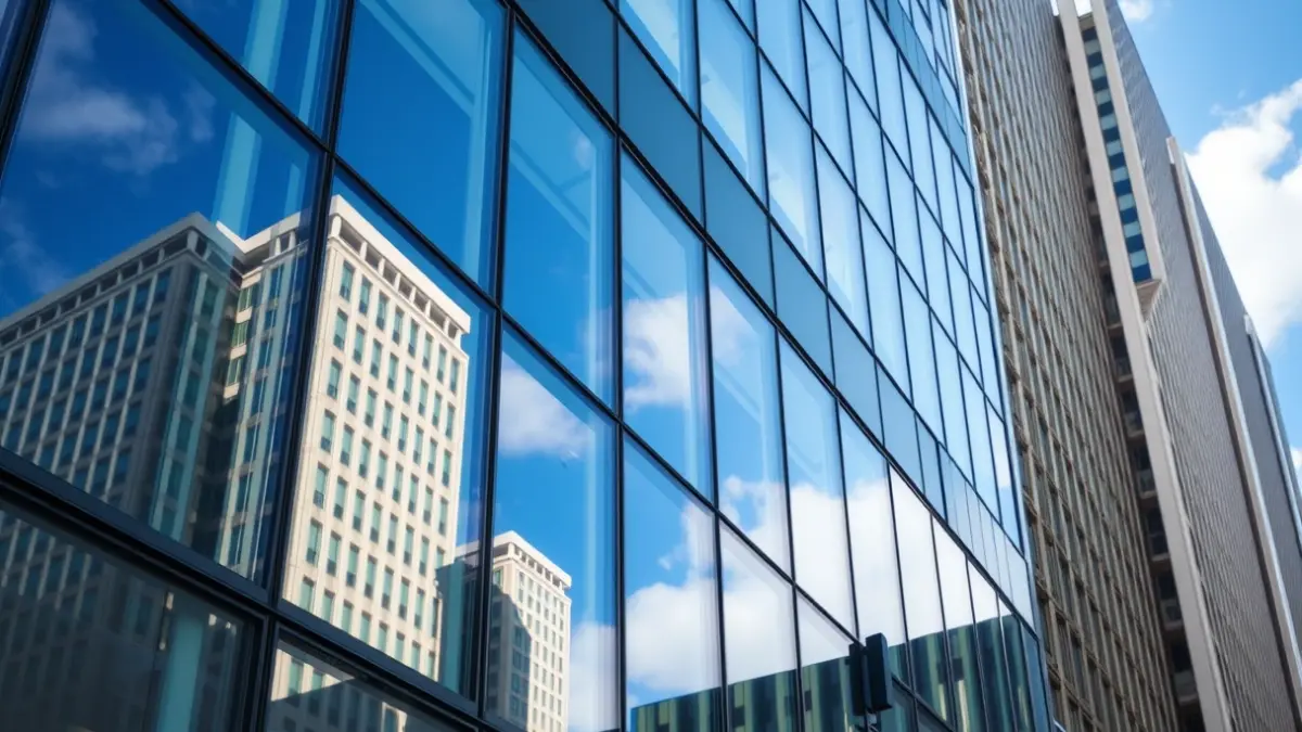 Generic image of a modern office building in Bilbao.