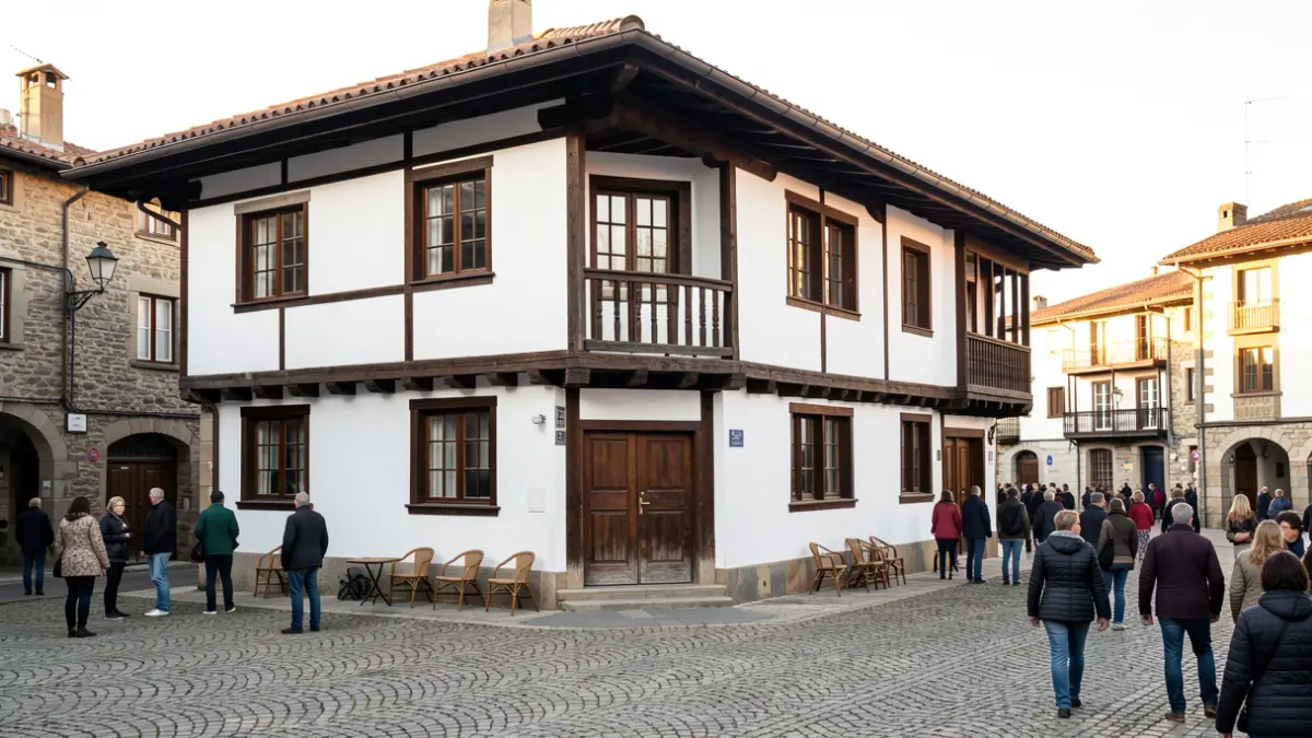 Imagen genérica de la fachada de un edificio vasco.
