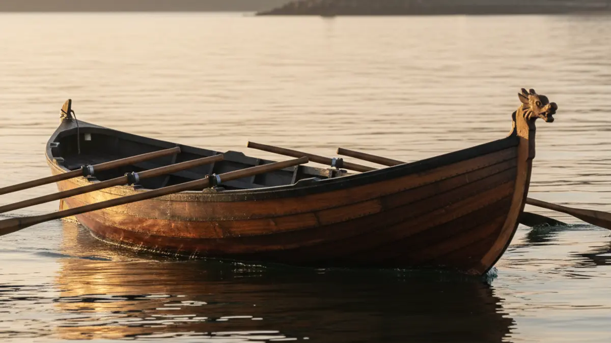 A 'trainerilla' rowing boat from Orio Arraunketa Elkartea on the water, with rowers.