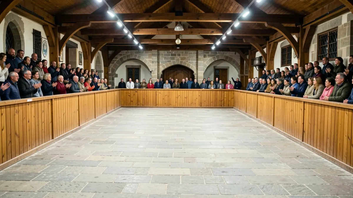 Generic image of a Basque pelota court.