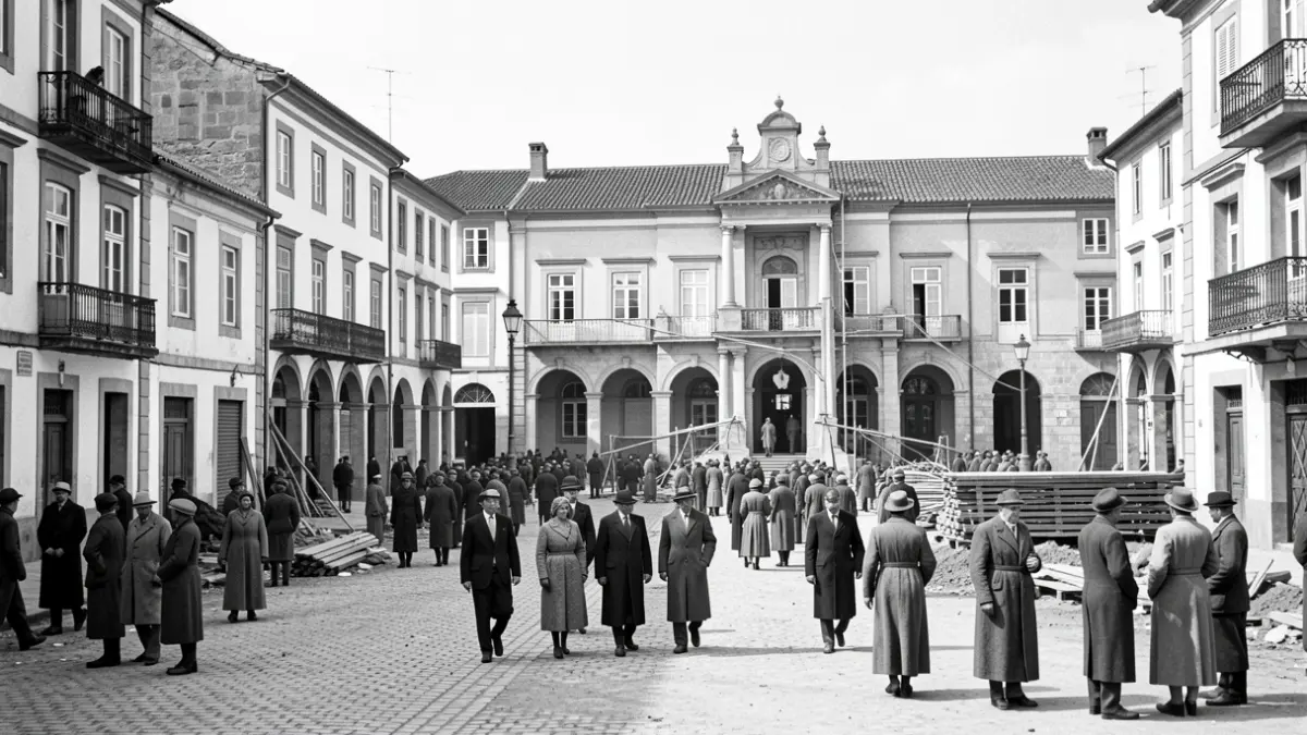 Imagen genérica de la plaza antigua de Portugalete.
