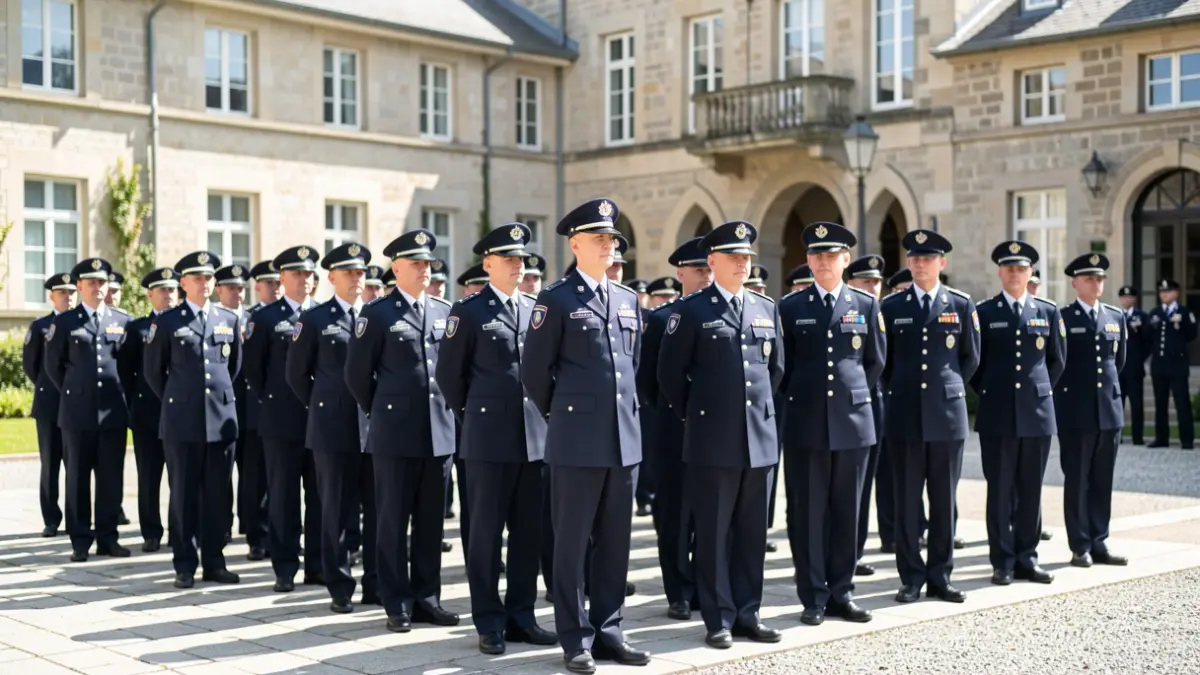 Generic image of an Euskal Polizia promotion ceremony.