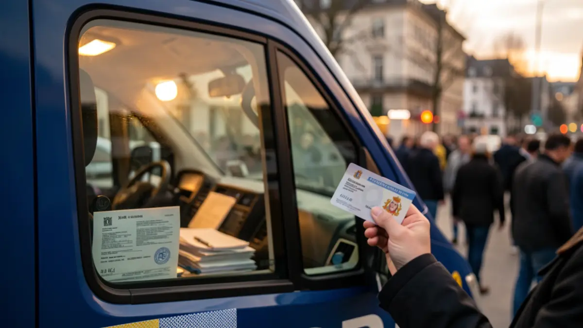 Irudi generikoa poliziaren unitate mugikor bati buruz.