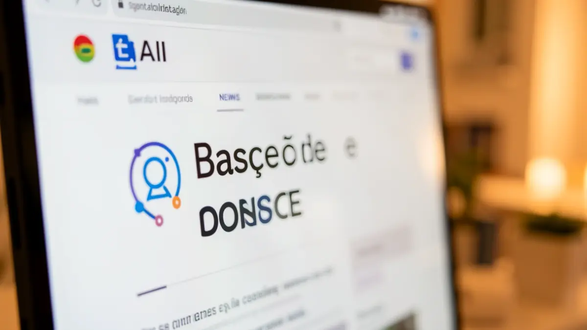 Irudi generikoa AI bidezko testu sinplifikatuaren interfaze digital bat erakusten duena.