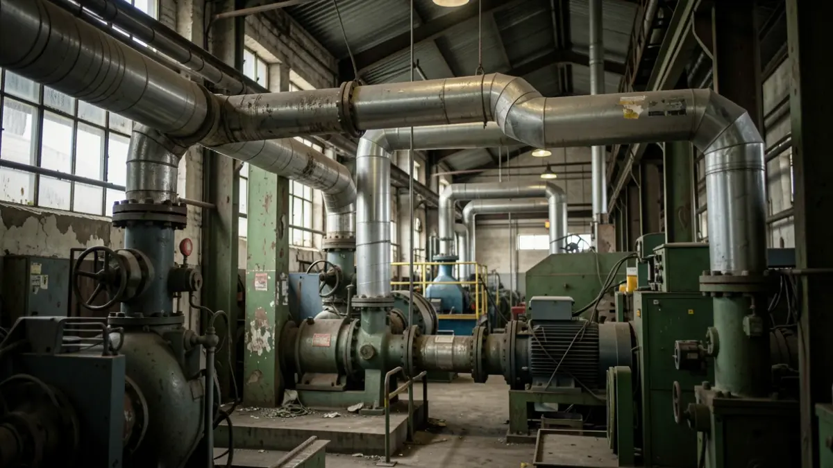 Generic image of an industrial factory interior.