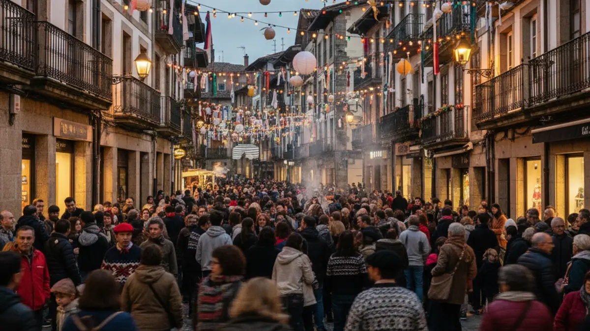 Generic image of a festive atmosphere, with people enjoying a celebration.