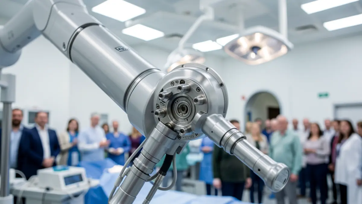 Imagen genérica de un robot quirúrgico.
