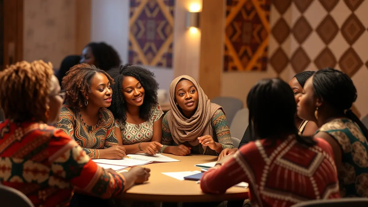 Round table discussion on Afrofeminism at Emakumeen Etxea