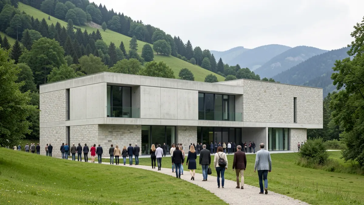 Exterior of the new Zubieta prison.