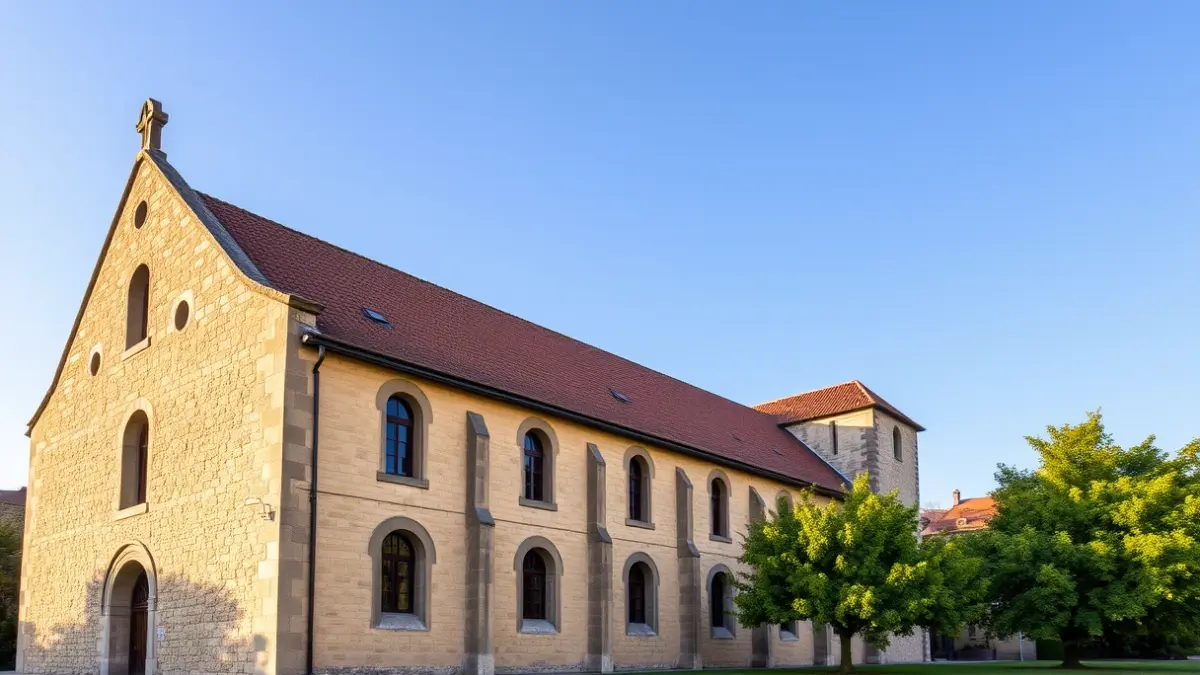 Murgiako komentu historikoaren irudi generikoa, arkitektura tradizionalarekin.