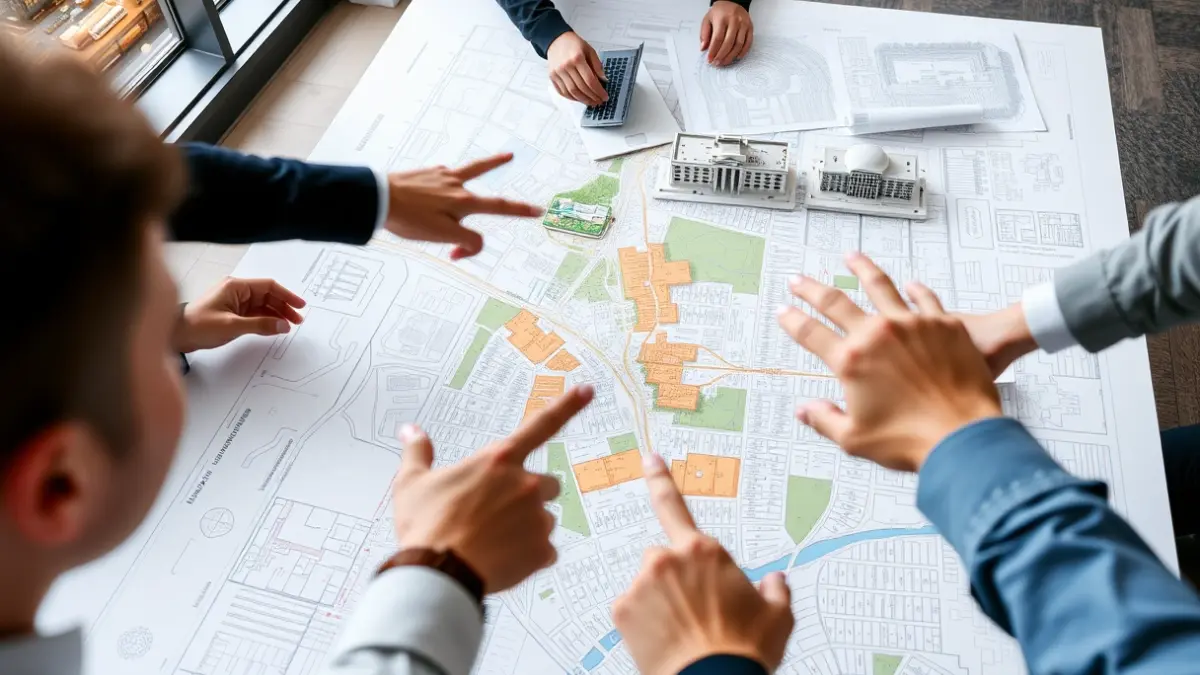 Generic image of a General Urban Planning Map and models.