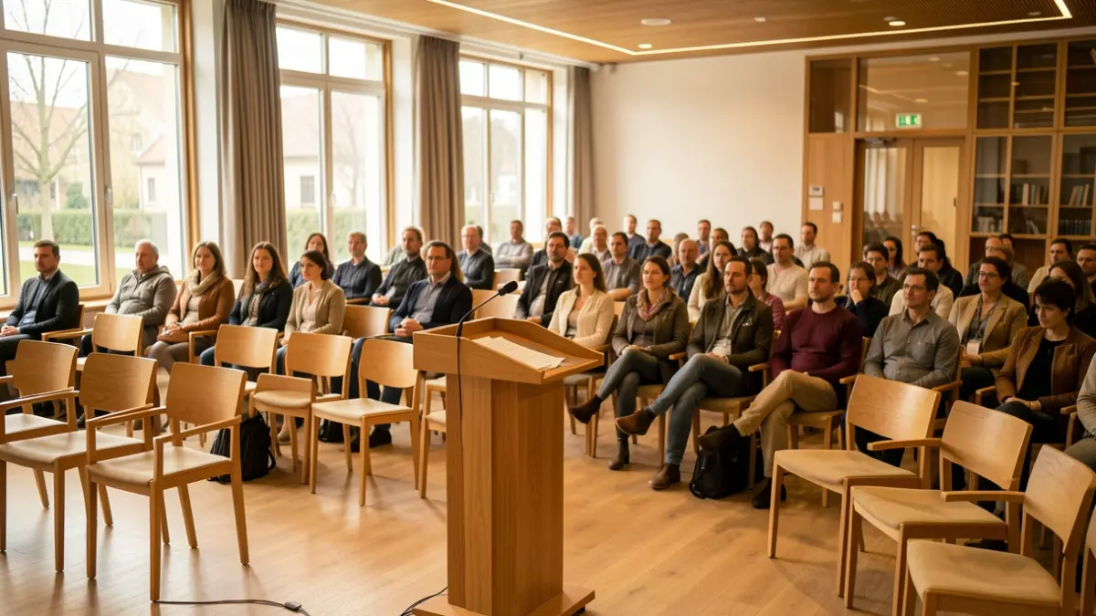 Zelai Arizti kultur etxeko barrualdea, saio irekietarako prestatua.