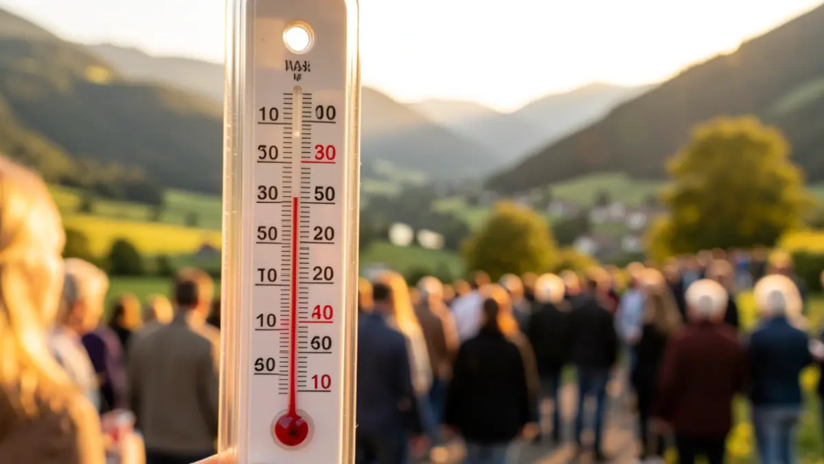 Termómetro indicando altas temperaturas.