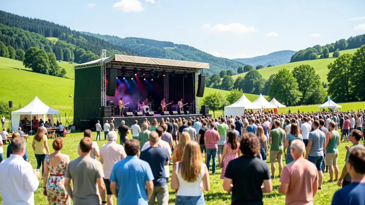 Imagen genérica de un festival de música.