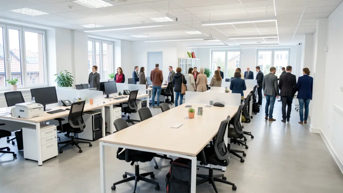 Imagen genérica de un espacio de oficinas moderno.