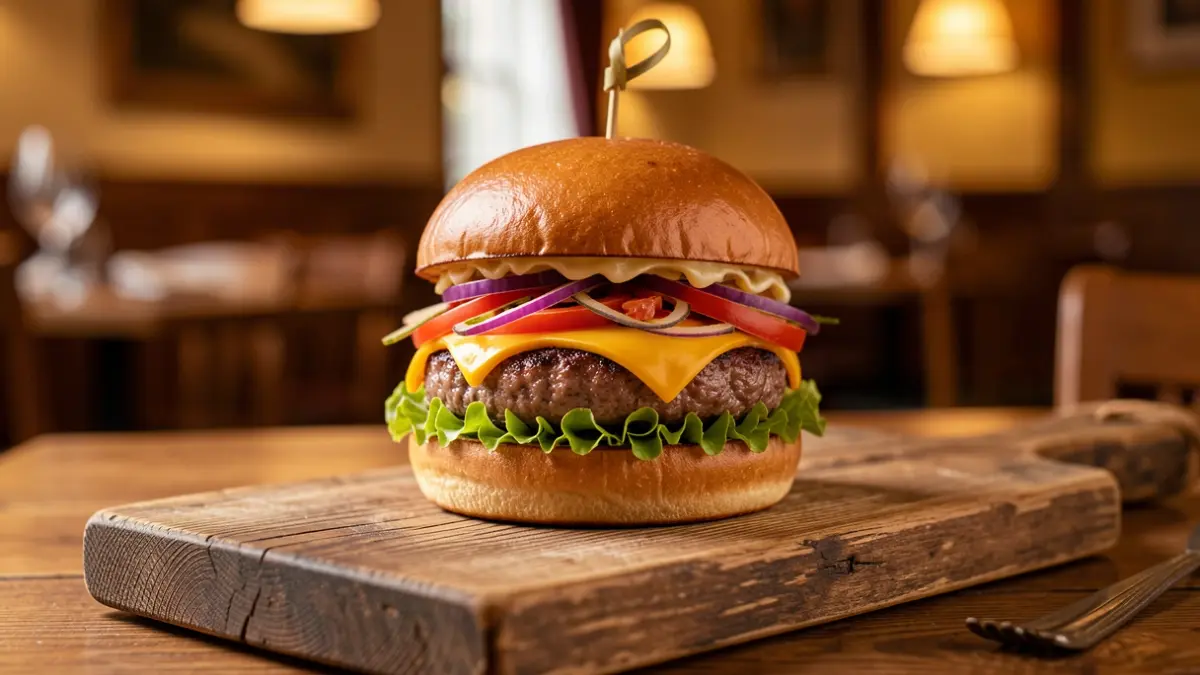 Generic image of food served in a restaurant.