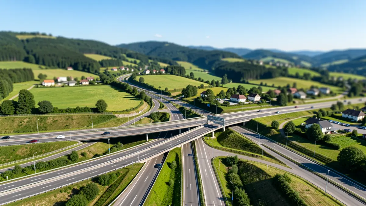 Generic image of road interchanges.