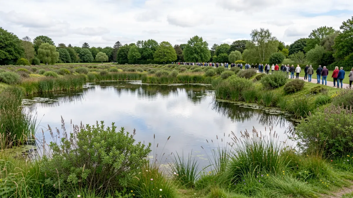 Generic image of a restored wetland.