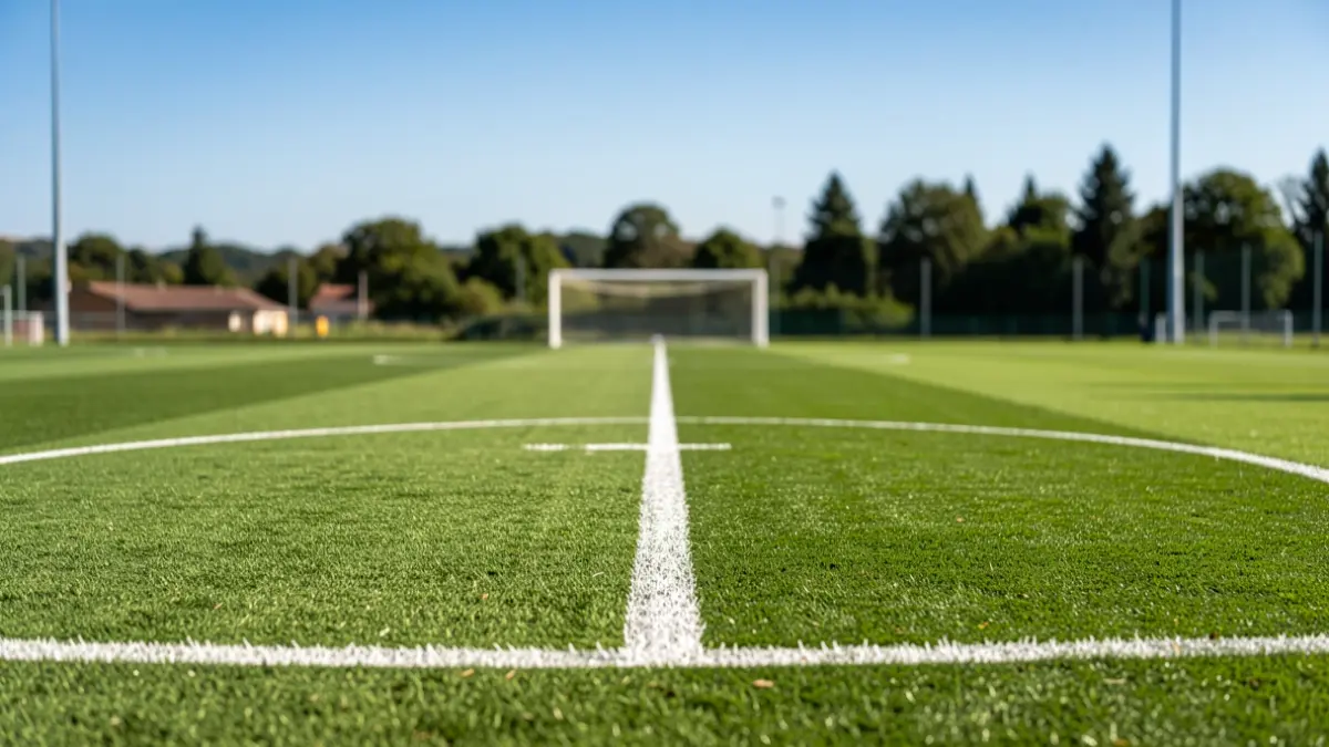 Futbol zelaiaren irudi generikoa.
