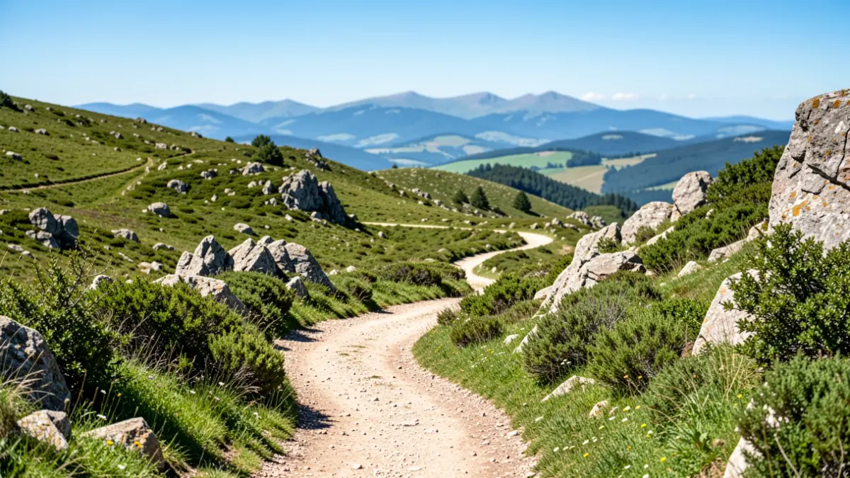 Generic image of a mountain trail.