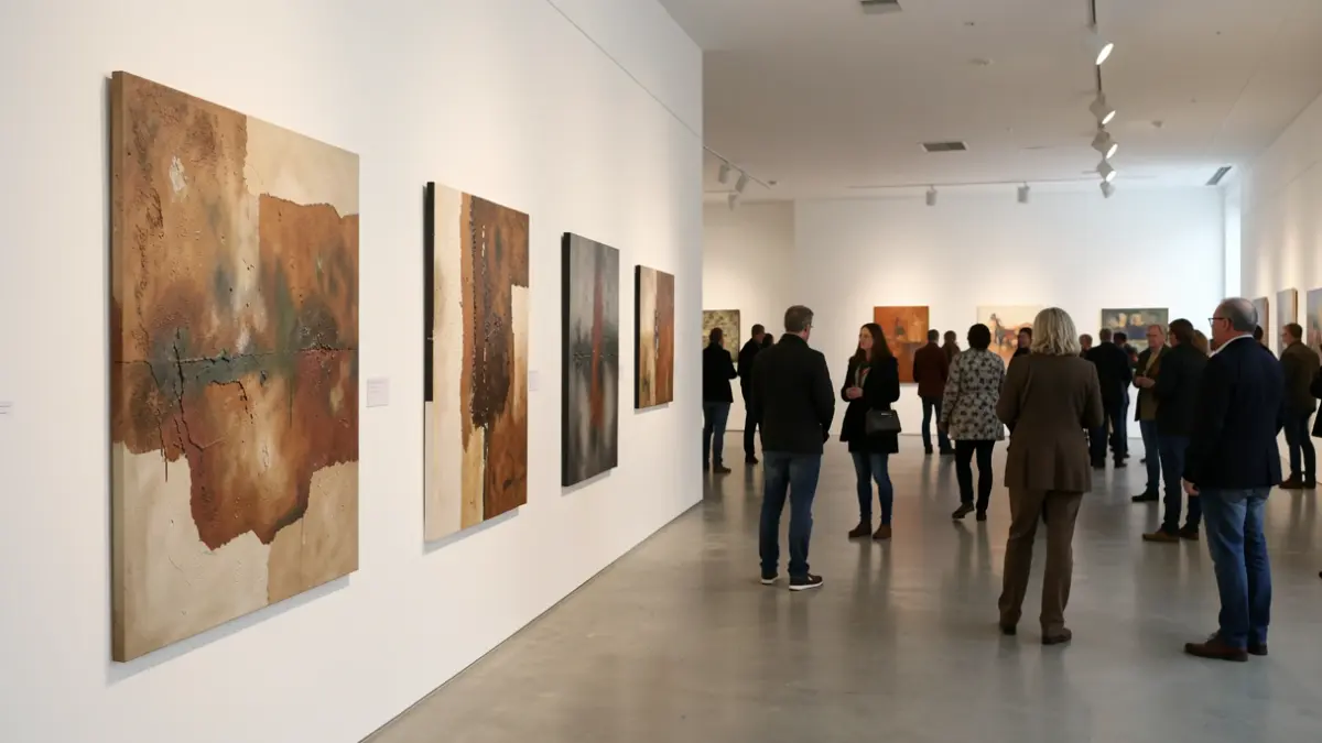 Irudi generiko bat arte galeria moderno batean.