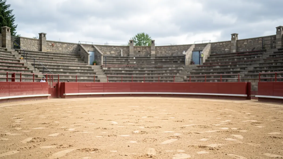Generic image of an empty bullring, without a bullfight.