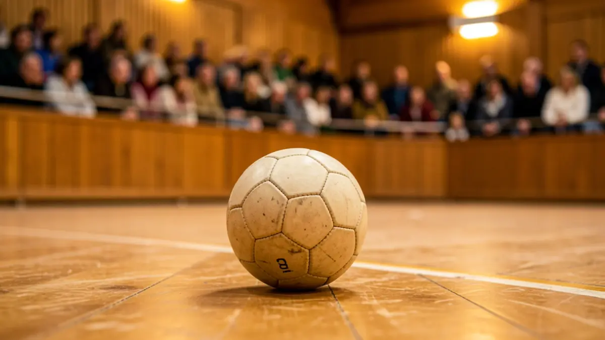 Generic image of a fronton court and a pelota ball.