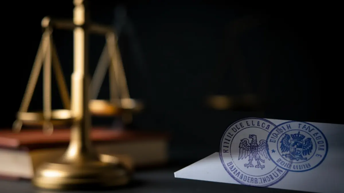 Generic image: abstract representation of legal proceedings and administrative sanctions.