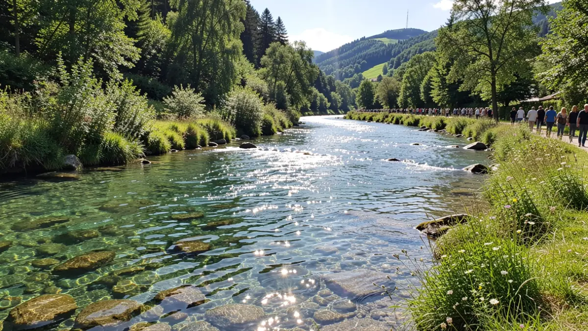 Imagen genérica de un entorno fluvial natural.