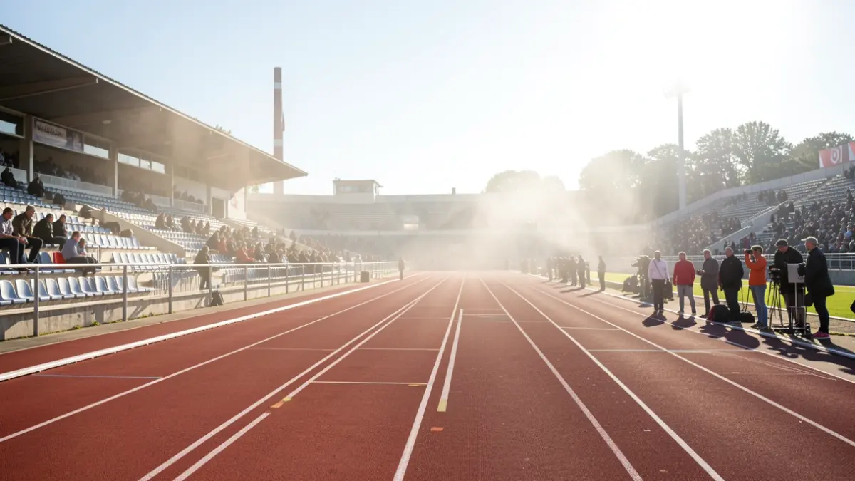 Irudi generikoa: Mojategiko atletismo pista beroaldian.