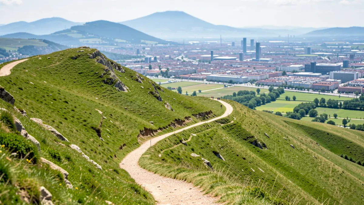 Imagen genérica de un paisaje montañoso en Artxanda.