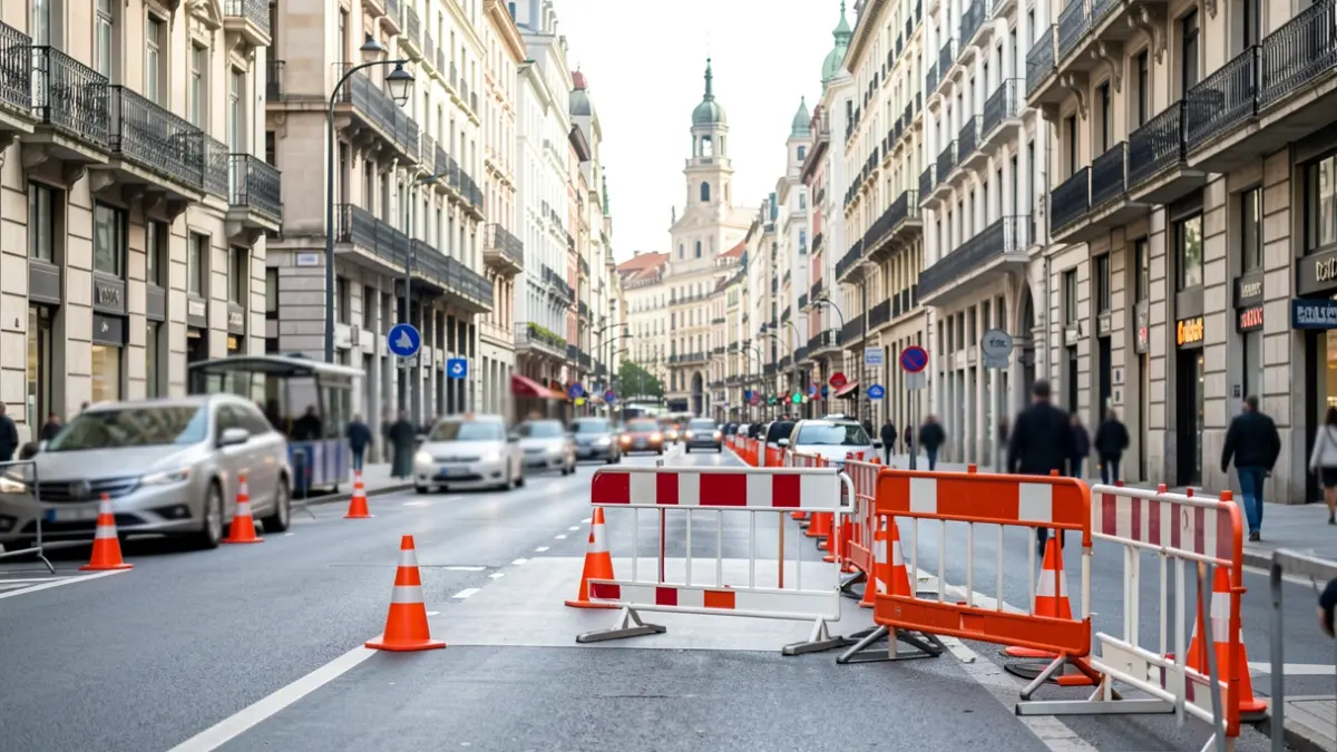 Generic image of a street in Bilbao.