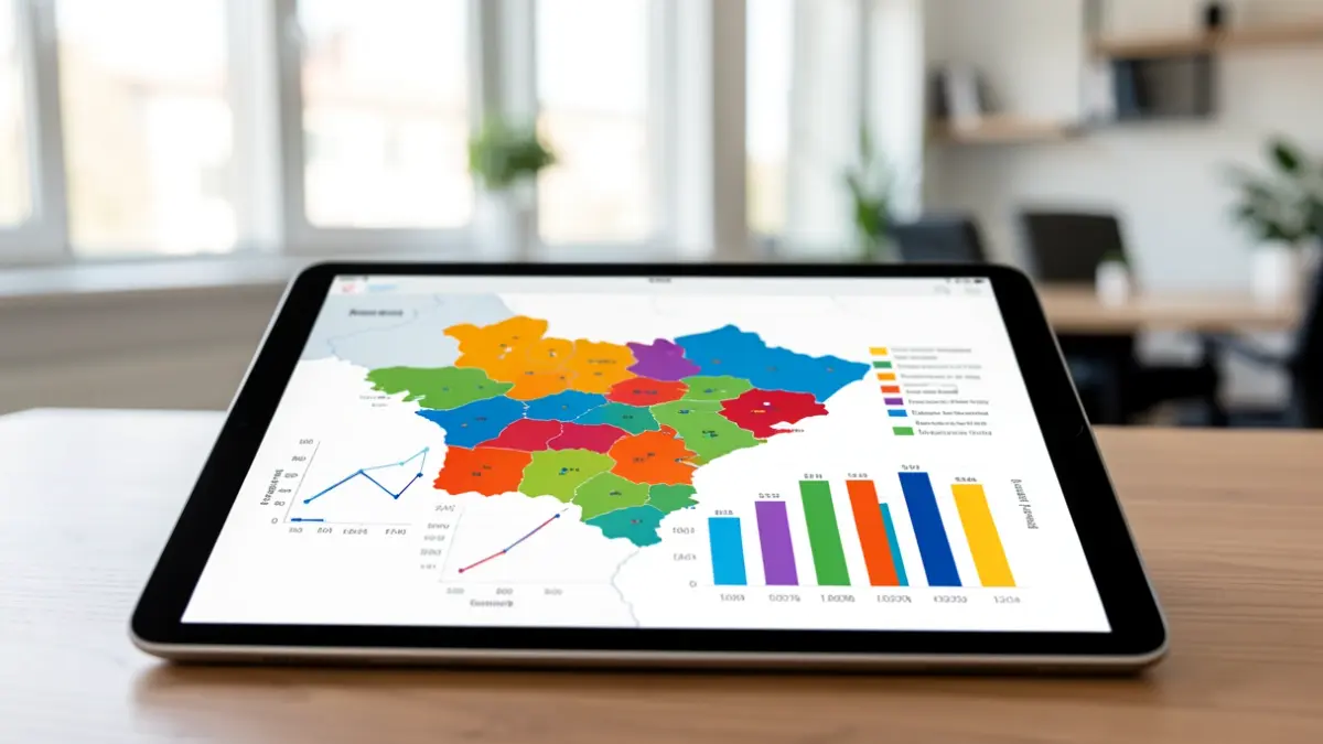 Imagen genérica: una tableta mostrando datos estadísticos y gráficos.