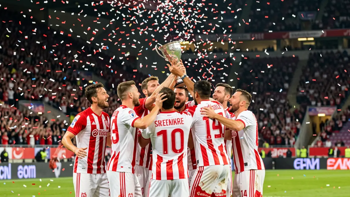 Generic image of Athletic Club players celebrating a victory.