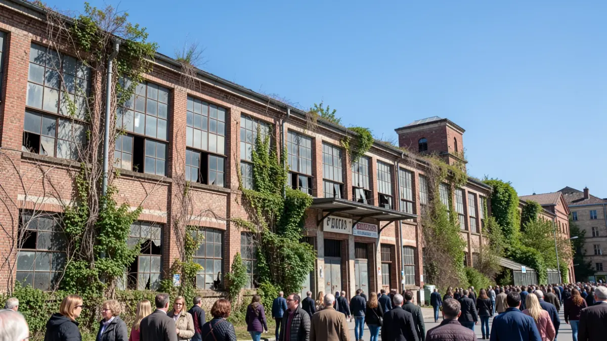 Imagen genérica que muestra el estado de un antiguo patrimonio industrial.