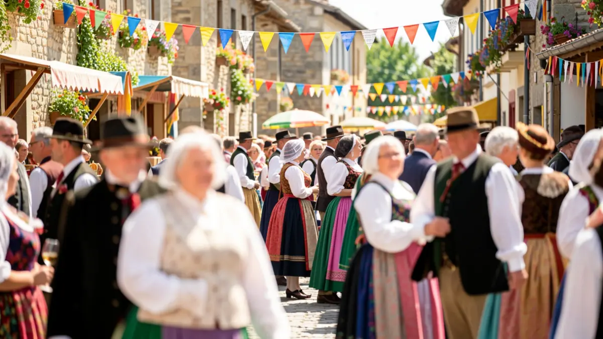Irudi generikoa Ereñotzuko San Antonio jaietako giroari buruz.